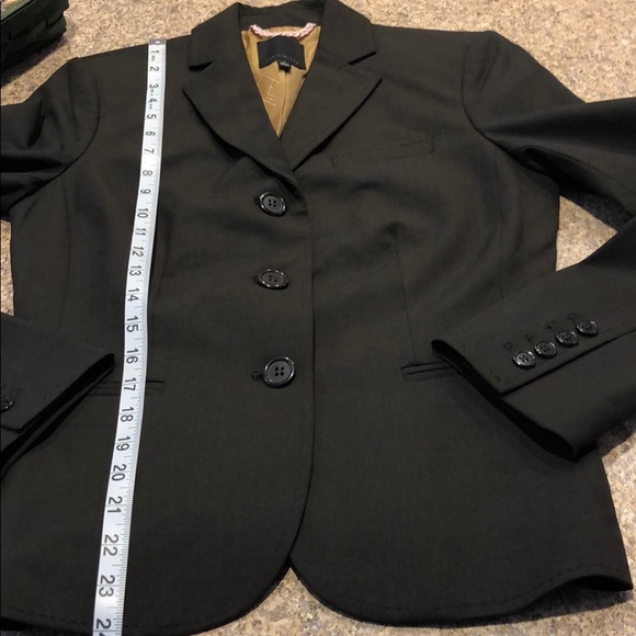 The Limited Dark Brown Blazer Never Worn Size 2 - Picture 4 of 8